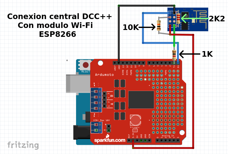 DCC++ conexión Wi-Fi